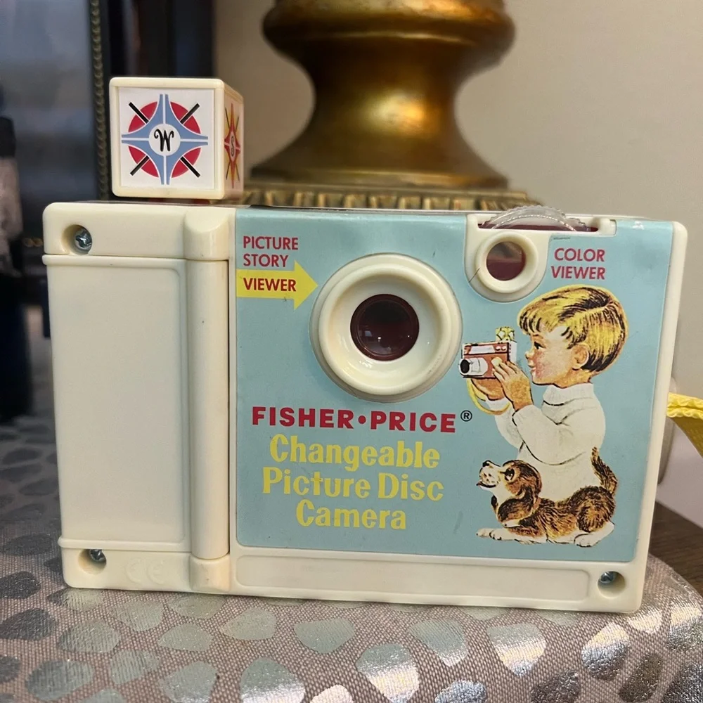 Fisher-Price Red Vintage Toy Camera